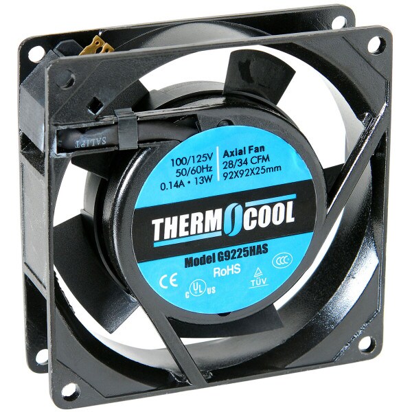 Main product image for Thermocool 110 VAC Fan 92 x 25mm Sleeve Bearin 250-014